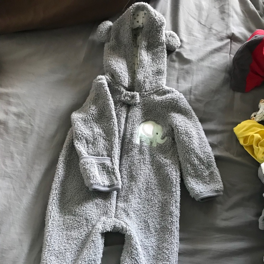 Baby boy cozy onesie